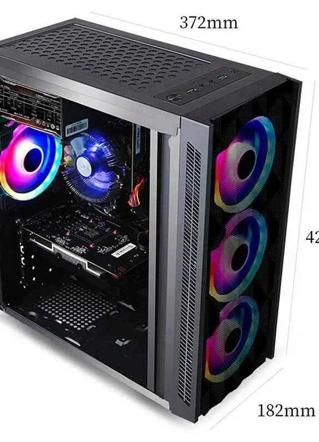 OEM I7-10700 Octa Core 6GB DDR4 SSD 22" OLED Monitor Gaming PC Desktop Computer GTX 1660 US Plug New 1-Year Warranty M-ATX Case