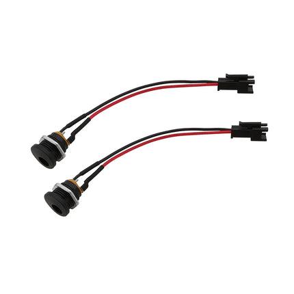 2 Pz 5.5x2.1mm DC Femmina Martinetti Presa di Alimentazione Montaggio A Pannello Connettore A Saldare Con Cavo 5.5*2.1 DC-022B DC-022 DC-099
