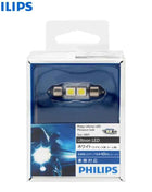 Philips Ultinon LED Fest 36mm 37mm 38mm C5W Festoon 12859 6000K Cool White 2x LED Chips Car Turn Signal Interior Light  (Single)