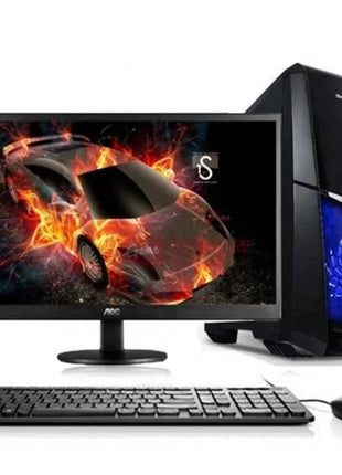 Low Cost Stock Product Desktop Computer 21.5 Inch Core I5 I7 Win10 System Unit 16GB 8GB RAM HDD SSD Cheap Price Oem Gaming Pc