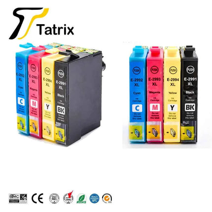 Tatrix For Epson 29XL T2991 T2992 T2993 T2994 Compatible Ink Cartridge For Epson Expression Home XP-235/245/247/255/257/332/345