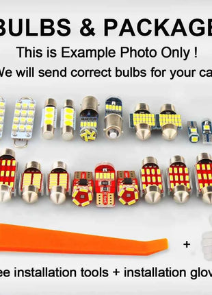ZUORUI For Volkswagen VW Golf 4 5 6 7 Jetta Bora Vento Passat B5 B6 B7 B8 CC Polo Phaeton Car Bulb LED Interior Light Kit Canbus
