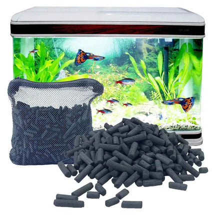 100g 300g Aquarium Filter Activated Carbon Strong Filtration Fish Tank Water Filter Charcoal Pellets Purify Water Purification