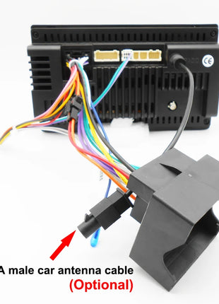 Quadlock Wiring Harness 16 Pin Plug to Quad Lock Connector Car Radio Cable Adapter for Golf Mk5 Mk6 Jetta 6 Octavia Mk1 Mk2