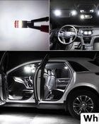 ZUORUI For Volkswagen VW Golf 4 5 6 7 Jetta Bora Vento Passat B5 B6 B7 B8 CC Polo Phaeton Car Bulb LED Interior Light Kit Canbus