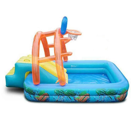 Nuovo Scivolo D'acqua Per Bambini Divertimento Prato Scivoli D'acqua Iatables Piscine Anello Lancia Gioco Per I Bambini Estate Scivolo Set Cortile Giocattoli All'aperto