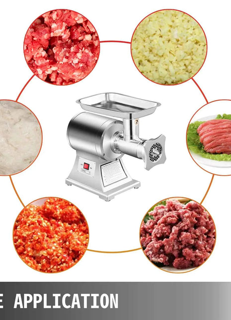 SucceBuy 1100W Electric Meat Mincer Mini Portable Chopper Blender Food Processors Grinder Tools Crusher for Home Commercial