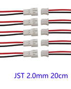 10/5/2 Pairs Small Mini JST 1.25mm PH2.0 XH2.54 2 Pin Male Female Plug Jack Cable Connector JST 1.25/2.0/2.54 2P Electronic Wire