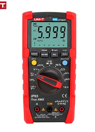 UNI-T UT191E UT191T Professional Digital Multimeter UNIT True RMS ACV AC DC Voltage Current Meter Capacitor Resistor Tester