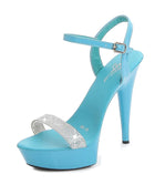 Women's High Heel Sandals with Black Red Silver Rhinestones Sexy Summer Platform Pumps Colorful Patent Leather Stiletto Shoes