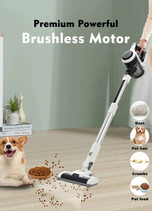 Rechargeable 15000Pa Suction Cordless Vacuum Cleaner 3-in-1 Wet and Dry Cleaning System with Bag for House Car and Hotel