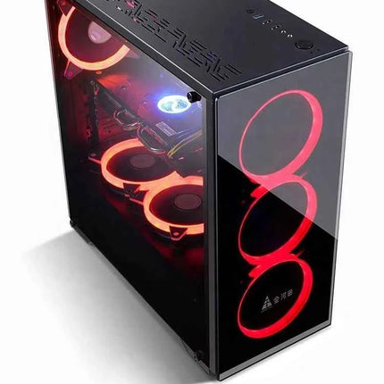 New Wholesale Cheap Price Mini Atx case 22" LED Core I5 I7 16GB Ram VGA GTX 1060 6GB VGA GPU HDD SSD Win10 Latest Gaming Computer Pc