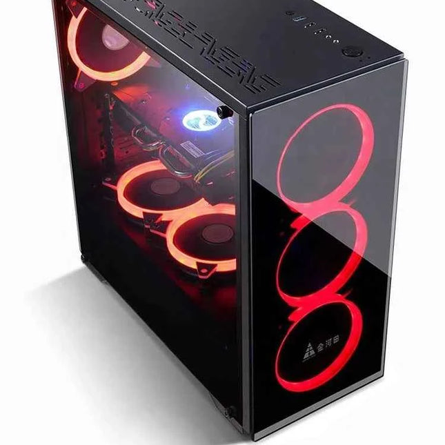 New Wholesale Cheap Price Mini Atx case 22" LED Core I5 I7 16GB Ram VGA GTX 1060 6GB VGA GPU HDD SSD Win10 Latest Gaming Computer Pc