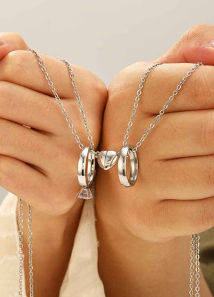 Set Gioielli Magnetici a Cuore per Coppia - Simbolo d'Amore Eterno - OrizonShop