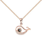 Little Fish 100 Languages Projection Necklace