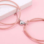 Pink Magnet Bracelet Set Tz0188fs