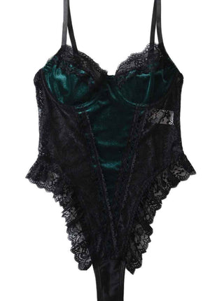 Exquisite Lace Sequined One-Piece Dress
