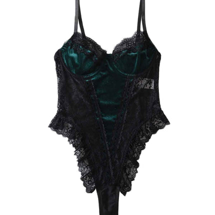 Exquisite Lace Sequined One-Piece Dress