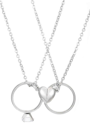 Set Gioielli Magnetici a Cuore per Coppia - Simbolo d'Amore Eterno - OrizonShop