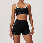 Bra + Shorts High-end Black (shipped After The Year) / S