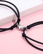 Bracciali Magnetici per Coppia - Design Elettrocardiogramma Simbolo d'Amore - OrizonShop