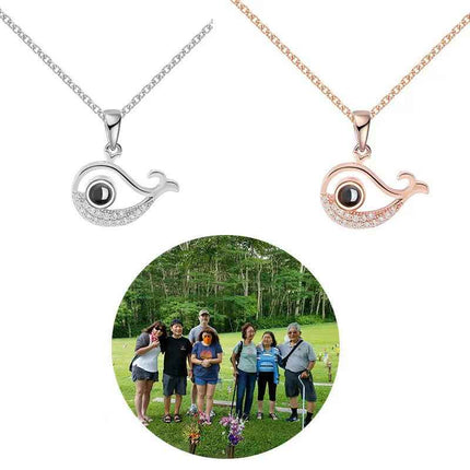 Little Fish 100 Languages Projection Necklace