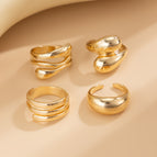 05 Light Gold Ring Set 5680