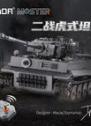 C61071moc-tiger Tank 925 Granules [38cm Portable Gift Box]]