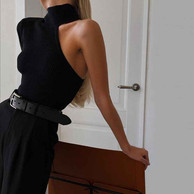 One Shoulder Long Sleeve Asymmetric Crew Neck Bodysuit