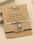 Bracciali Magnetici per Coppia - Design Elettrocardiogramma Simbolo d'Amore - OrizonShop