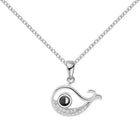 Little Fish 100 Languages Projection Necklace