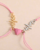 Bracciali Magnetici per Coppia - Design Elettrocardiogramma Simbolo d'Amore - OrizonShop