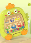 14.5*2.5*14 / Cute chicken magnetic brush drawing board [green] bubble bag