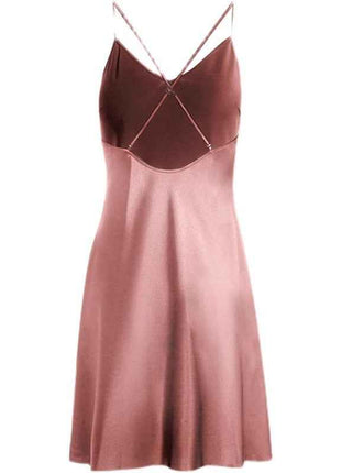 Cross-Adjustable Backless Nightgown