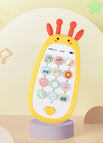 Giraffe cartoon story mobile phone-yellow]