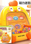 14.5*2.5*14 / Cute chicken magnetic brush drawing board [yellow] color box
