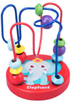 Red elephant small beads (with color box)