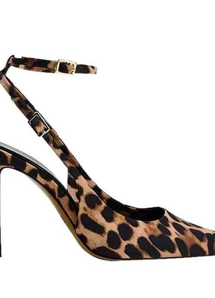 Sexy Mature Lady-Style Leopard-Print High Heels