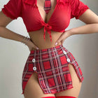Sexy Pajamas, Sexy Uniform, Sleep Dress, Short Skirt
