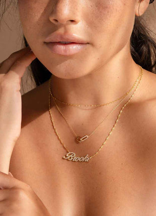 Collana Personalizzata con Nome - Gioiello Unico Inciso su Misura - OrizonShop