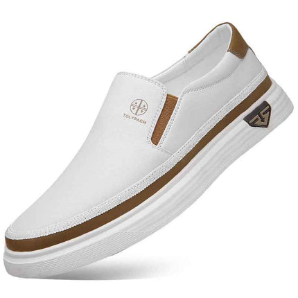 Daily Casual Rubber-Soled Leather Shoes
