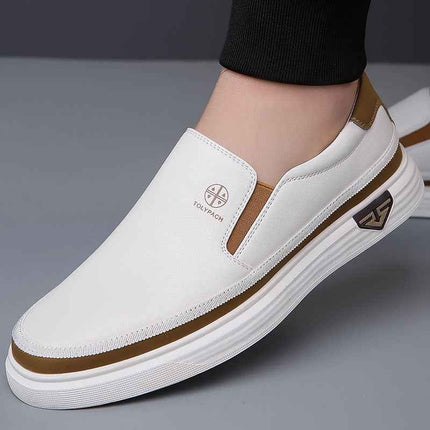 Daily Casual Rubber-Soled Leather Shoes