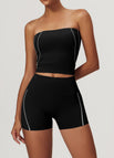 Vest + Shorts High-end Black (shipped After The Year) / S