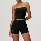 Vest + Shorts High-end Black (shipped After The Year) / S