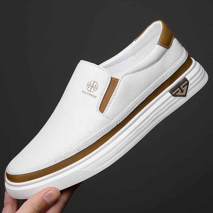 Daily Casual Rubber-Soled Leather Shoes