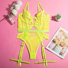 Spring Summer Embroidered Shapewear Jumpsuit