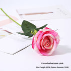 Curved Flannel-pink