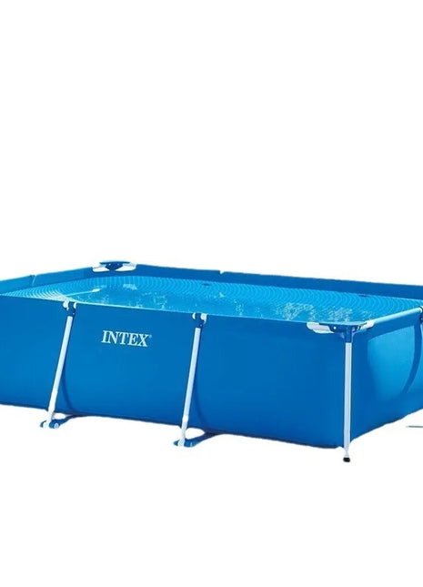 Piscina Rettangolare Intex 28272 con Telaio 300x200x75cm, in PVC Rinforzato, Fuori Terra, per Famiglie, da Esterno