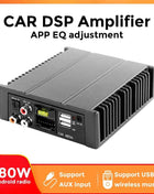 Android Radio DSP Audio Processor 4*80W Amplify Automotive Sound Modules Electronics Stereo Amplifer APP Automobiles Car Parts