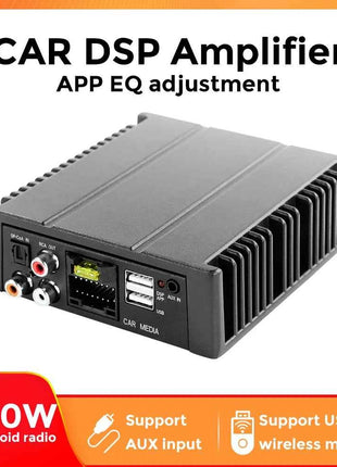 Android Radio DSP Audio Processor 4*80W Amplify Automotive Sound Modules Electronics Stereo Amplifer APP Automobiles Car Parts